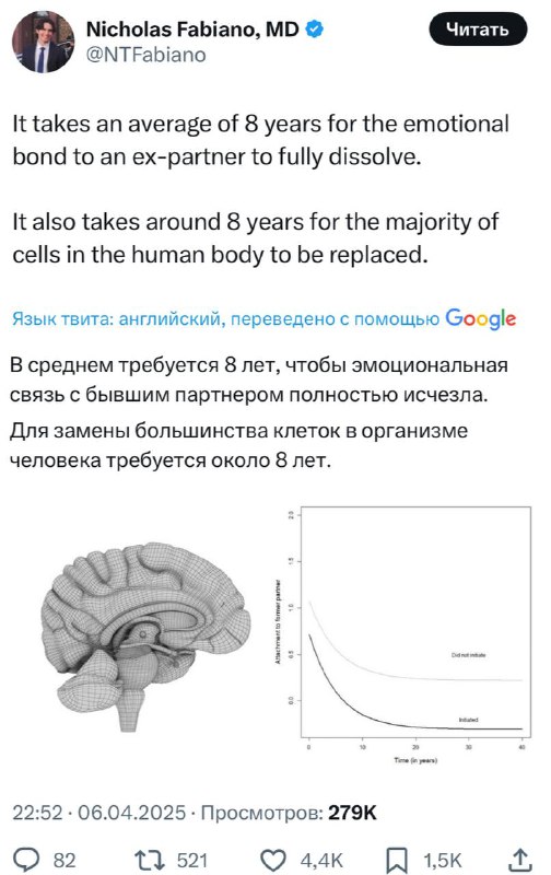 Чтобы забыть бывшего, нужно около 8 лет — доказали ученые | Наука