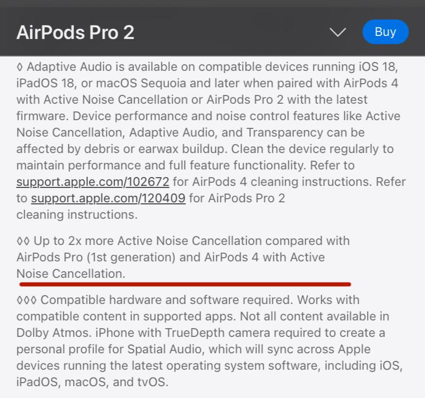 Шумоподавление в новых AirPods 4 работает хуже, чем в старых AirPods Pro 2. О | Технологии