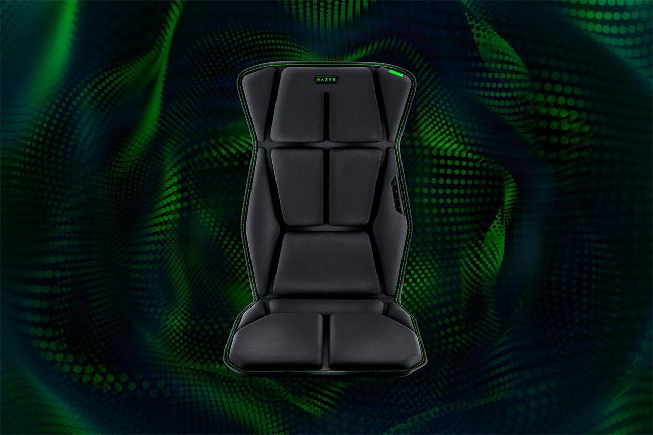 Razer выпустили первую в мире тактильную накладку на игровое кресло с обратно | Технологии