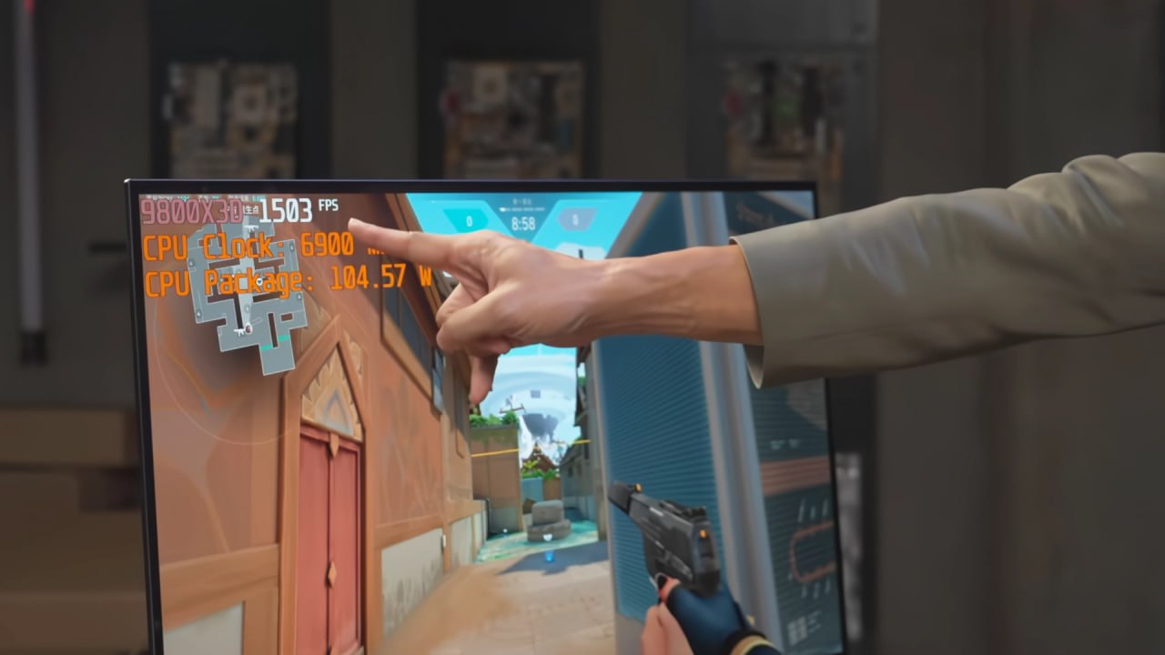 Процесор AMD Ryzen 7 9800X3D смогли разогнать до 6,9 ГГц | Технологии