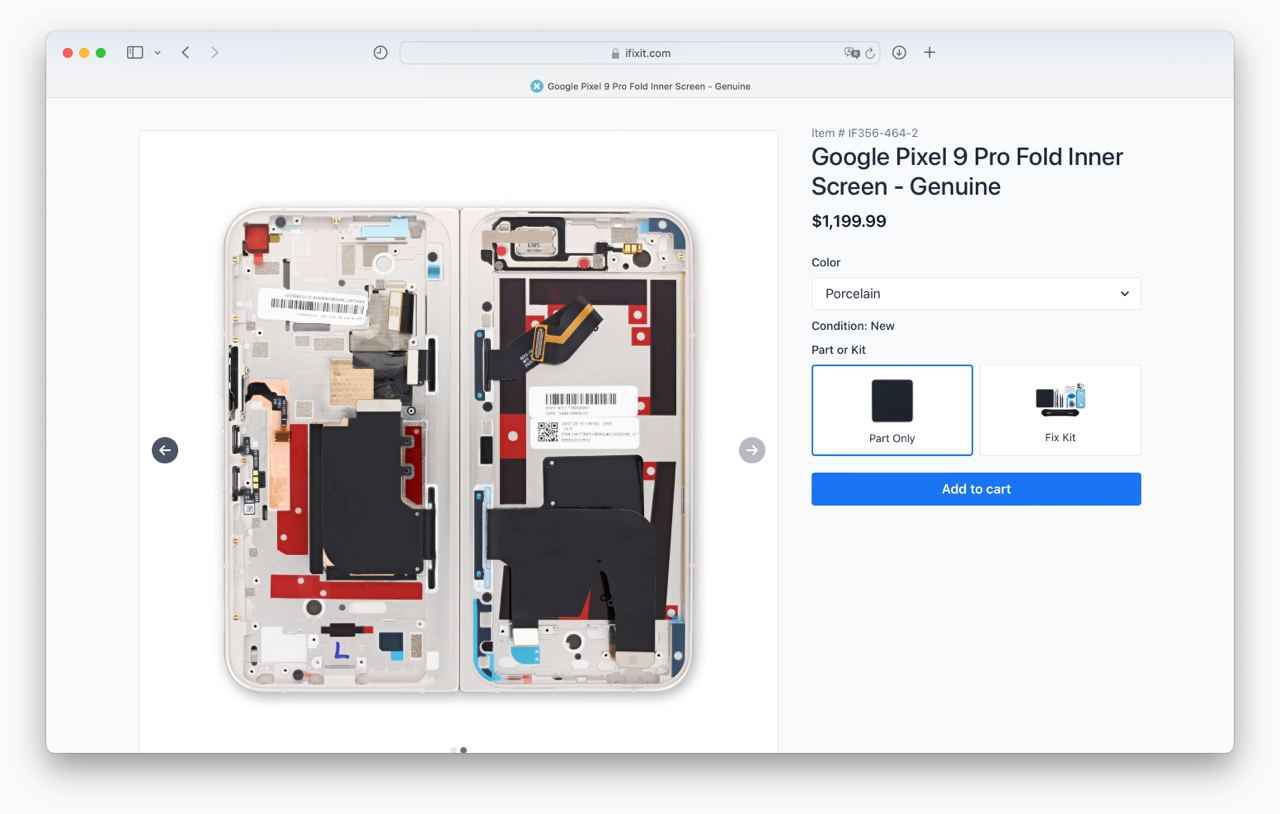 Экран для складного Google Pixel 9 Pro Fold стоит дороже MacBook Air | Технологии