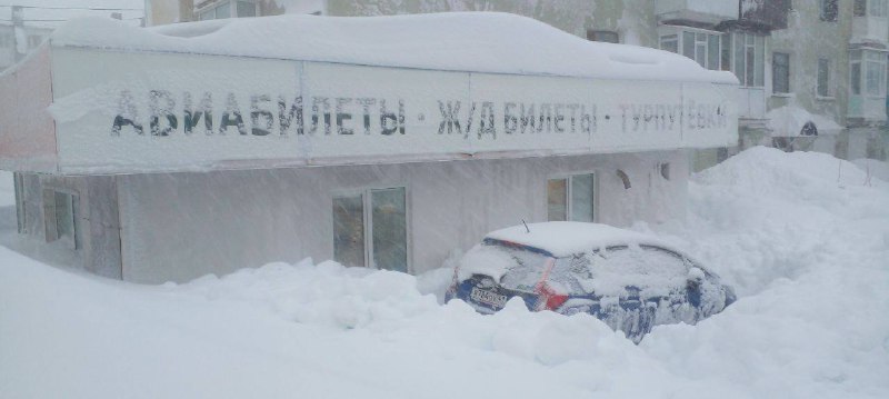 Камчатку завалило снегом: за декабрь выпали более двух месячных норм осадков | Тревожные новости