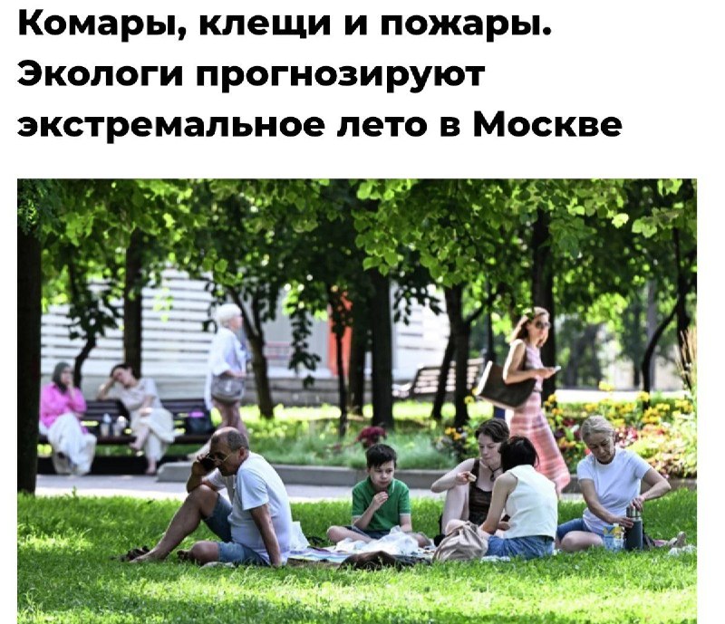 Москву и область этим летом может накрыть экстремальная жара, пожары и нашест | Тревожные новости