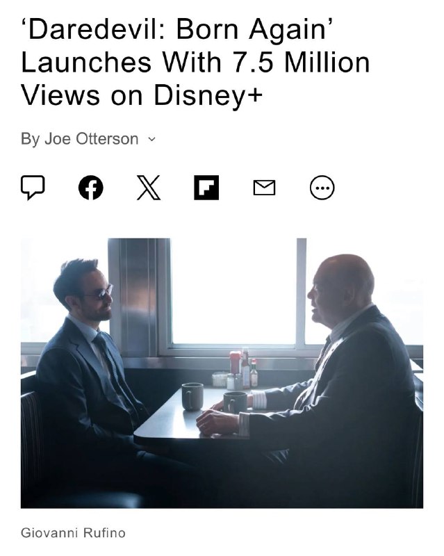 Сериал «Сорвиголова: Рожденный заново» получил лучший старт на Disney+ за это | Фильмы и сериалы