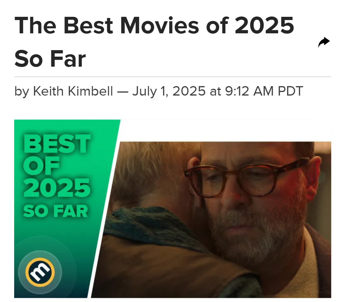 20 ЛУЧШИХ фильмов первой половины 2025 года по версии Metacritic — забираем в | Фильмы и сериалы