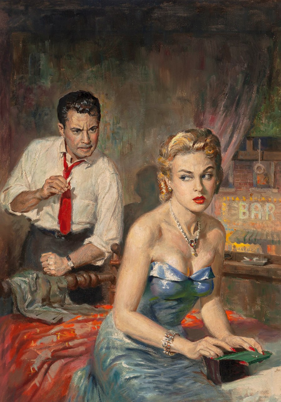 Mambo To Murder, 1955 г. - художник: Самсон Поллен (1931- 2018) | Обнажëнные рисунки