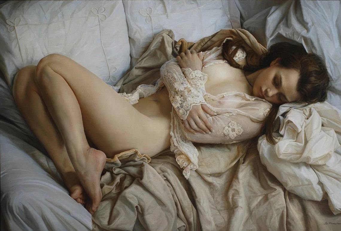 Sergei Marshennikov «Sleeping Girl» 2010 | Обнажëнные рисунки