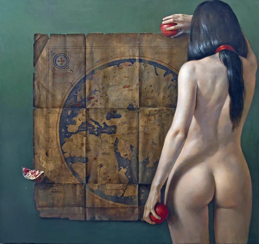 Konstantin Kacev "Eve" 2010 | Обнажëнные рисунки
