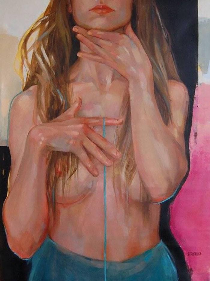 Marina Borodulya "Breath" | Обнажëнные рисунки