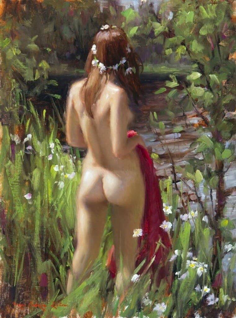 Холст, масло. Американский художник Брайс Камерон Листон (1965 г.р) | Обнажëнные рисунки