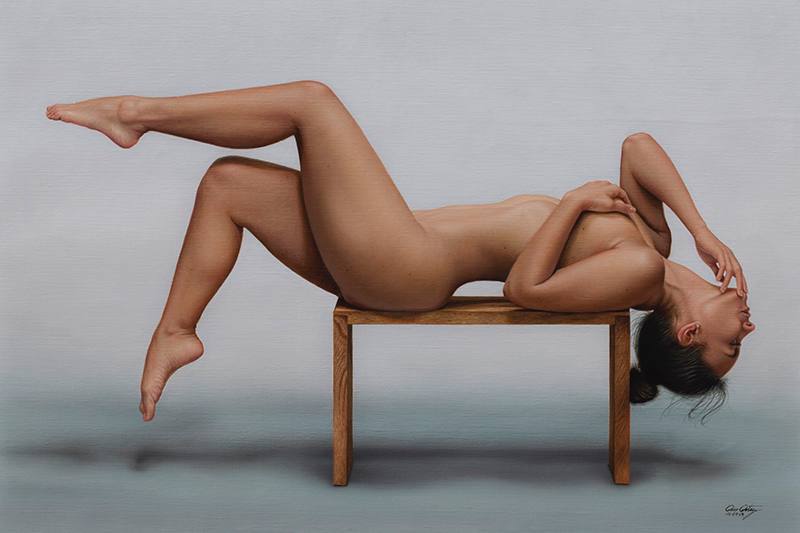 Масло. Мексиканский художник Омар Ортис (1977 г.р.) | Обнажëнные рисунки
