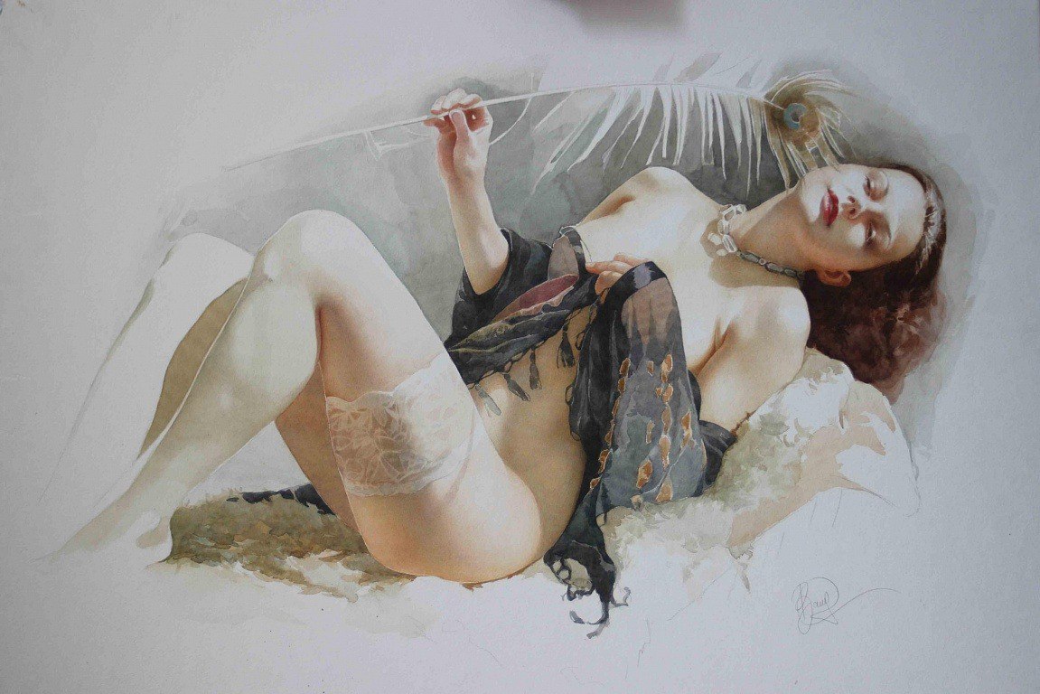 "Жар-птица" 2013 г | Обнажëнные рисунки