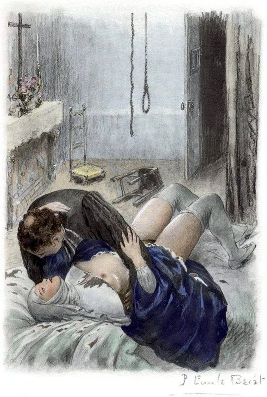 "О монашеской жизни". Художник Поль-Эмиль Бека (Paul-Emile Becat) | Обнажëнные рисунки