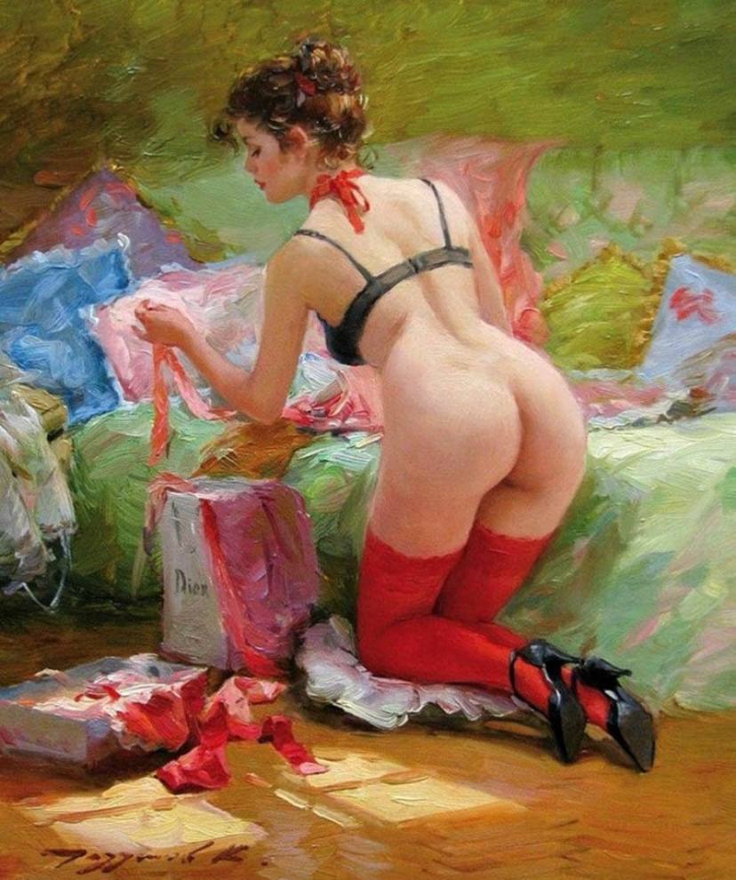 «Интимный момент» | Обнажëнные рисунки