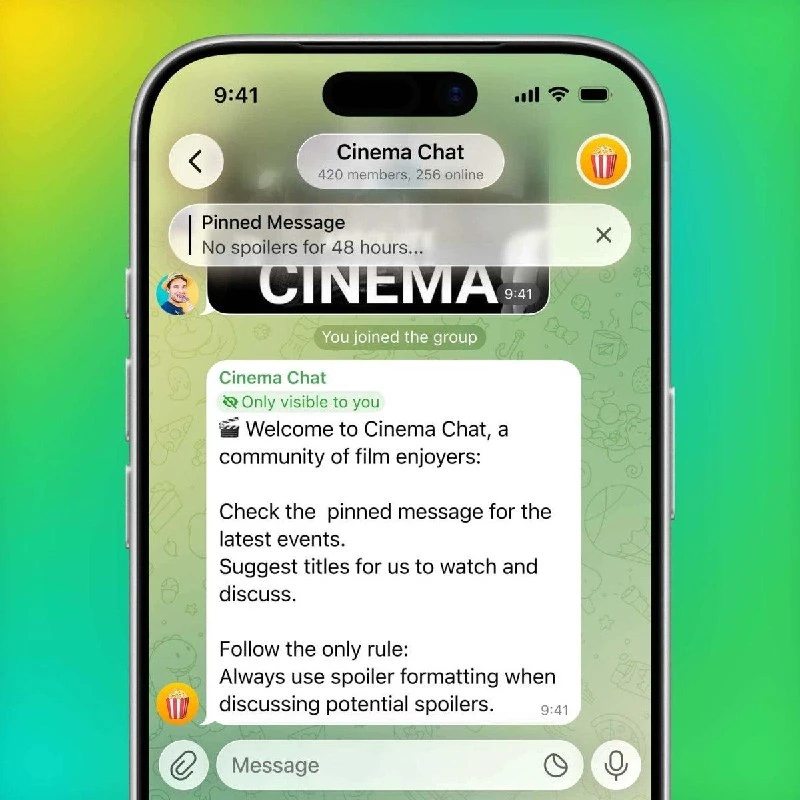 Telegram выпустил ежемесячное обновление | Все про Телеграм