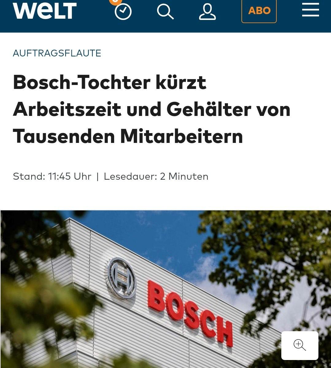 Группа Bosch хочет сократить 7000 рабочих мест по всему миру — большинство из | Бизнес наизнанку