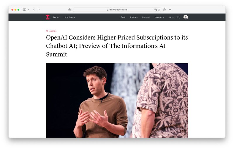 В OpenAI обсуждают подписку за $2000. Сейчас она стоит $20, но скоро должны в | Бизнес наизнанку