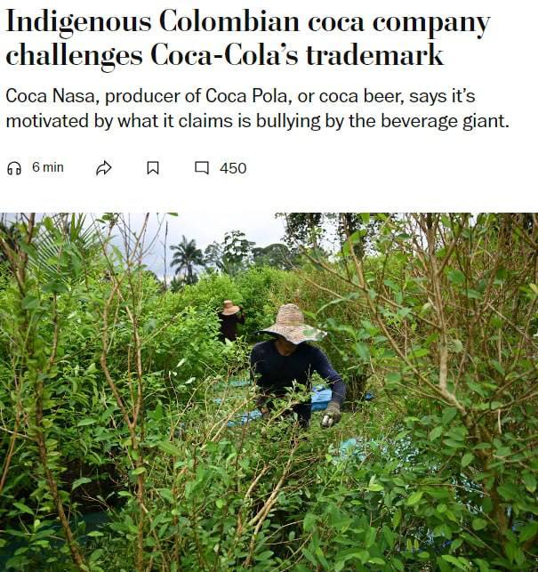Одна колумбийская компания потребовала запретить в стране бренд Coca-Cola из | Бизнес наизнанку