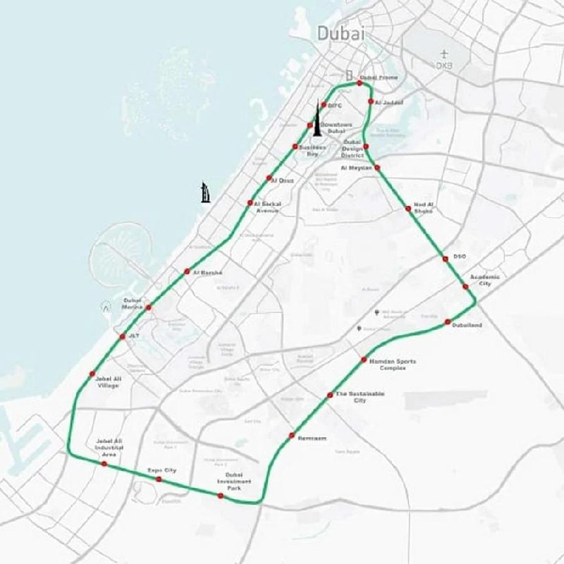 В Дубае собираются построить 93-километровый пешеходный (!) туннель с кондици | Бизнес наизнанку