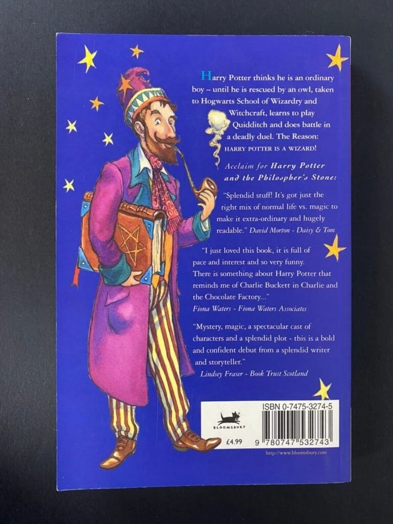 Первое издание книги "Гарри Поттер и философский камень" продали на аукционе | Бизнес наизнанку