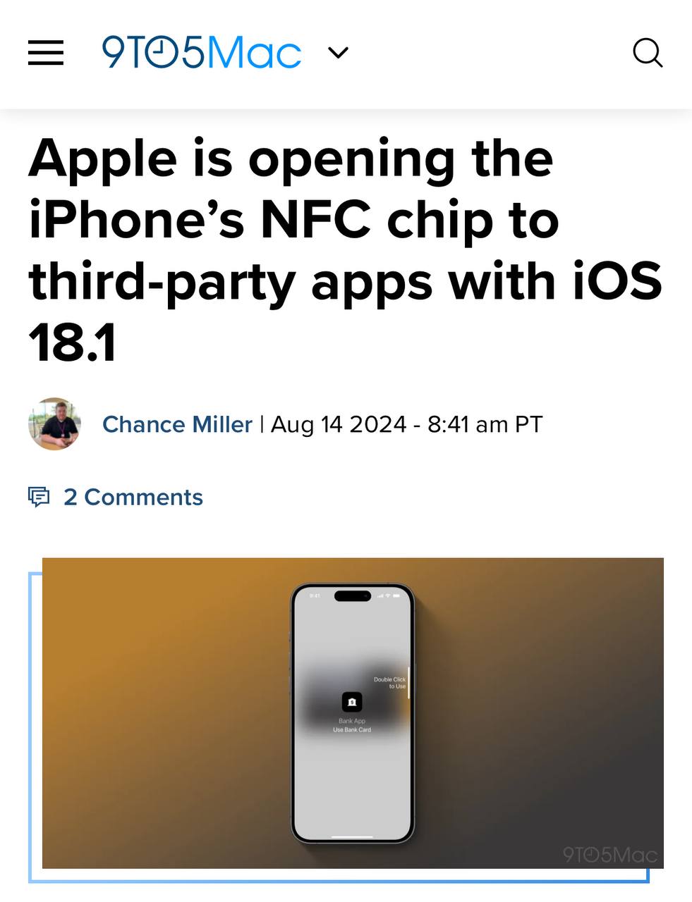 ⚡️ Apple Pay может вернуться в Россию — компания откроет доступ к NFC на айфо | Новости  / BWeek News