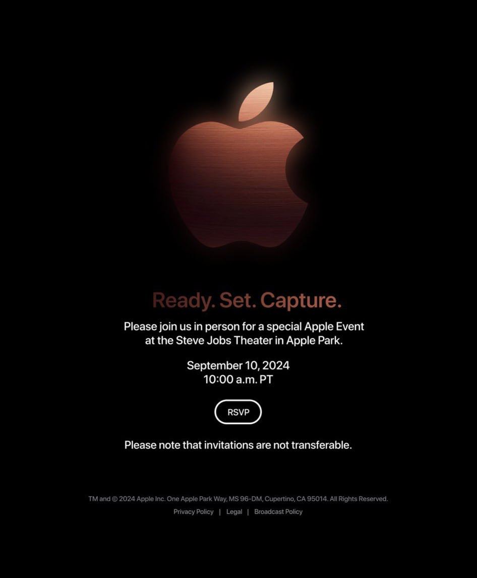 Презентация Apple пройдет 10 сентября, говорят инсайдеры. На фото — предполаг | Новости  / BWeek News