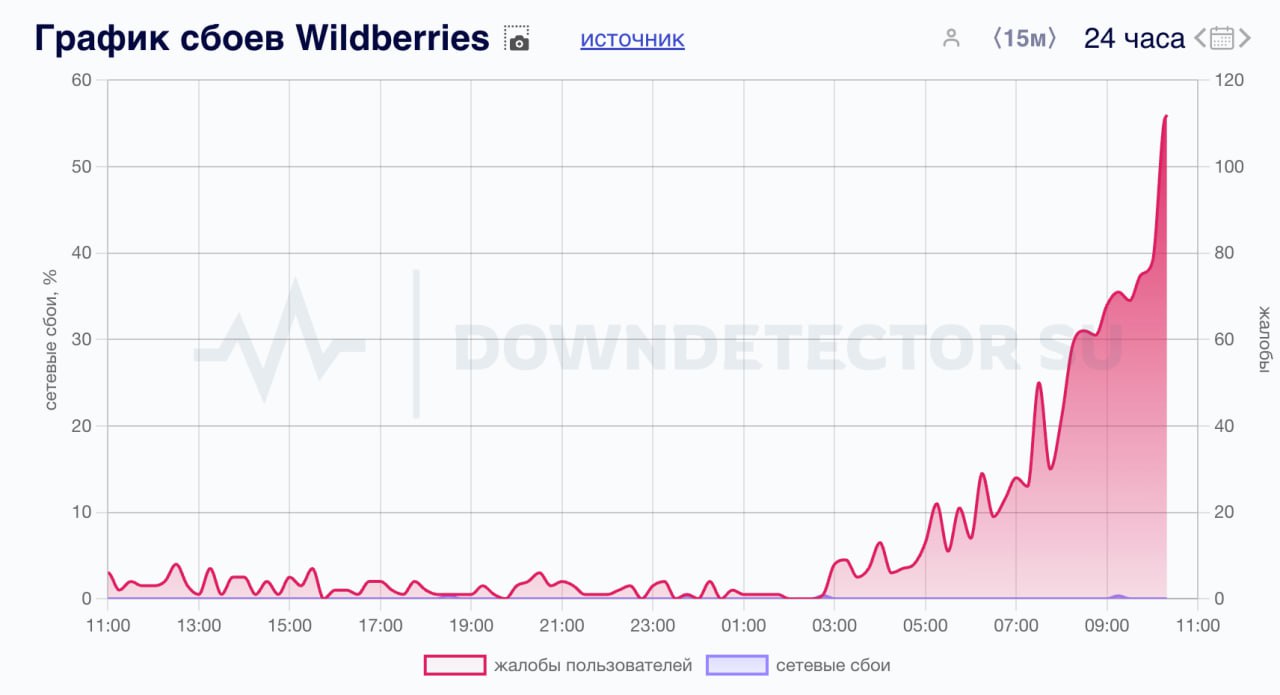 Wildberries столкнулся с серьёзным сбоем | Новости  / BWeek News