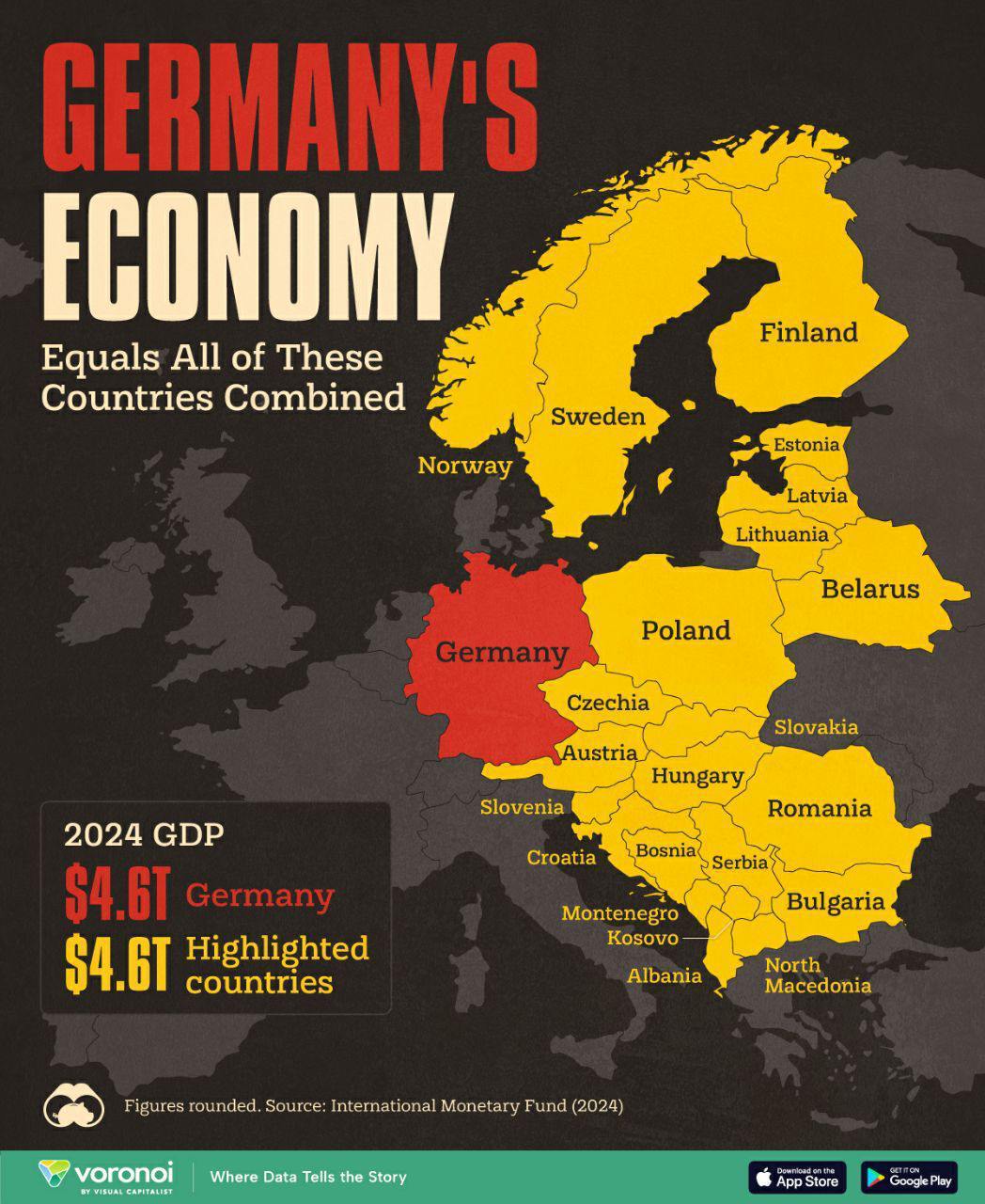Экономика Германии в сравнении с 22 европейскими странами | Новости  / BWeek News