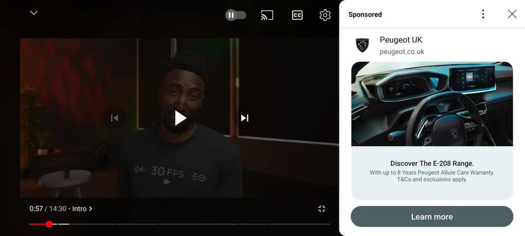 YouTube официально начали продавать рекламу во время паузы видео | Новости  / BWeek News