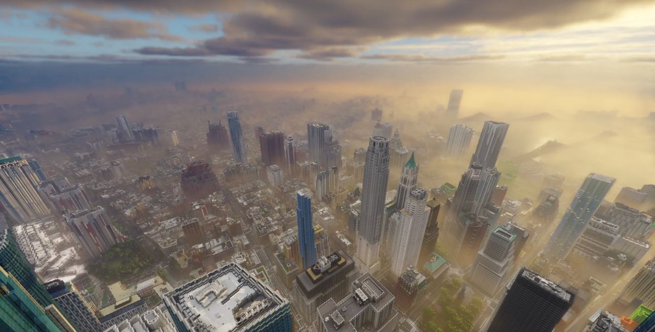 В Minecraft построили целый район Нью-Йорка в масштабе 1:1 | Новости  / BWeek News