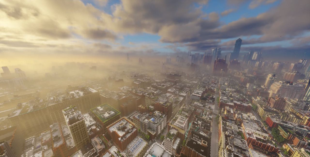 В Minecraft построили целый район Нью-Йорка в масштабе 1:1 | Новости  / BWeek News