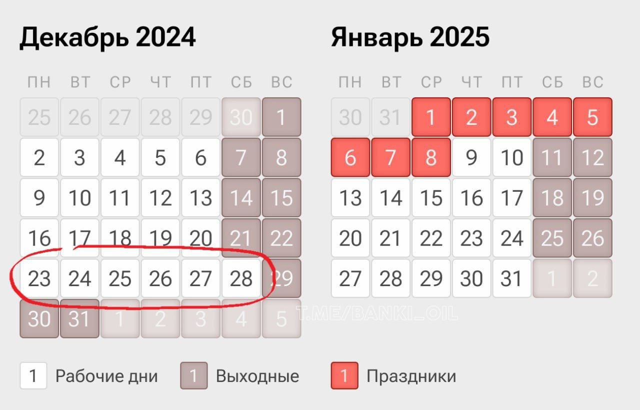 Ещё одна шестидневная рабочая неделя ждёт россиян до конца года | Новости  / BWeek News
