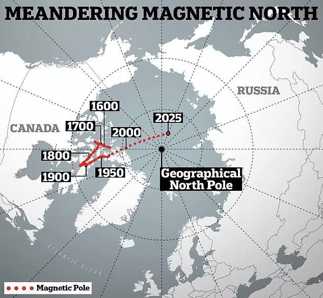 Ученые заявили о сдвиге магнитного поля Земли, сообщил Daily Mail | Новости  / BWeek News