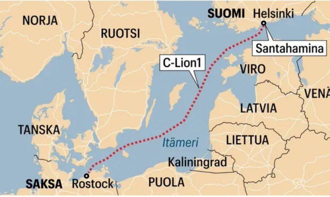 Подводный волоконно-оптический кабель C-Lion-1, соединяющий Финляндию с Герма | Новости  / BWeek News