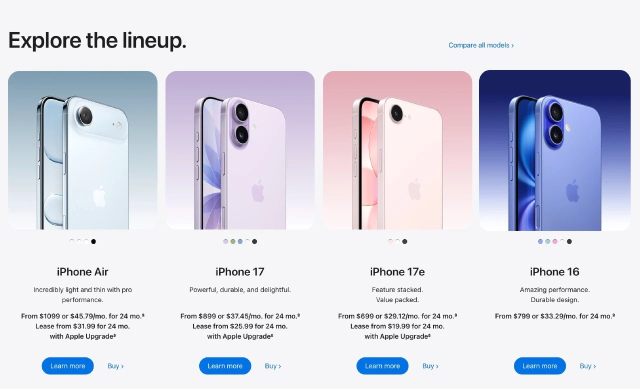 Apple подняли цены на все базовые iPhone на $100 — если надеялись на их паден... | Новости  / BWeek News