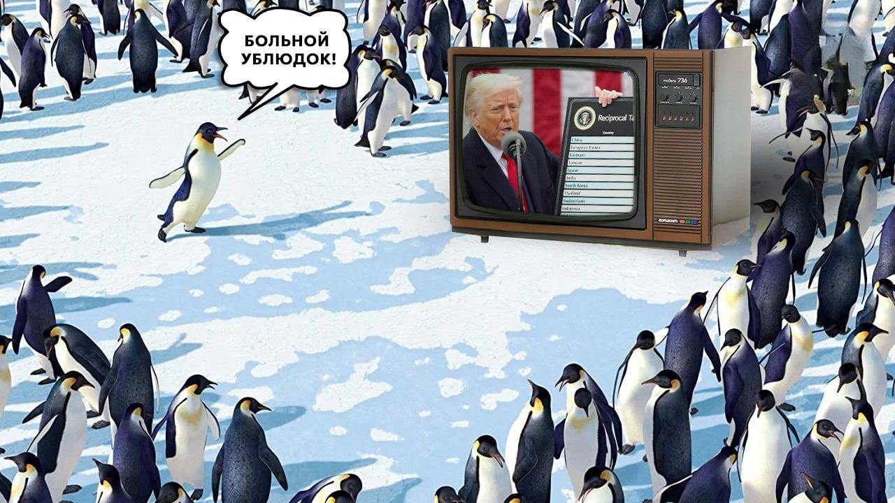 Трамп ввёл 10% пошлину на импорт с необитаемых островов Херд и Макдональд. Та | Смехотерапия