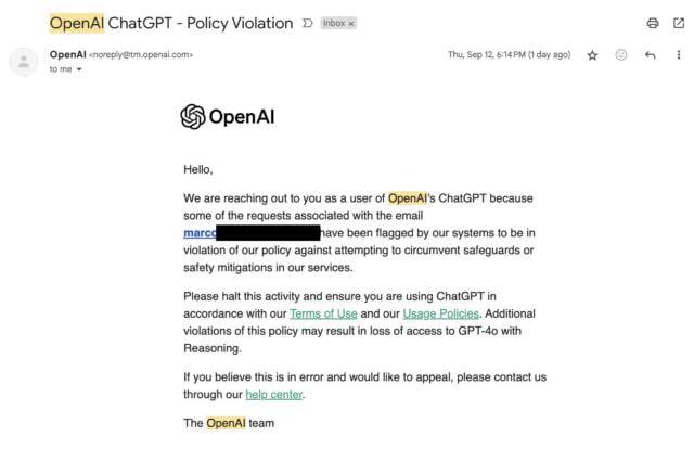 OpenAI грозят банами за попытки джейлбрейка новой модели o1 | Нейросети Ai
