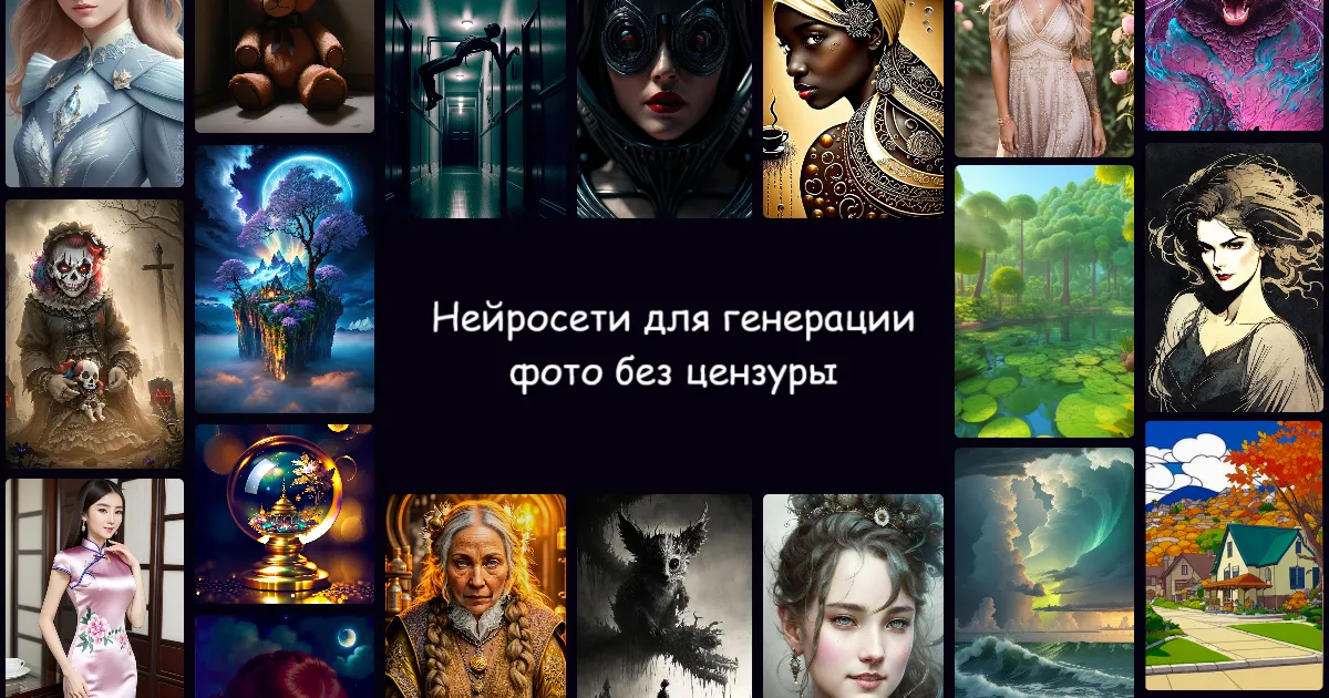 Бесплатные нейросети для создания картинок без цензуры | Нейросети Ai