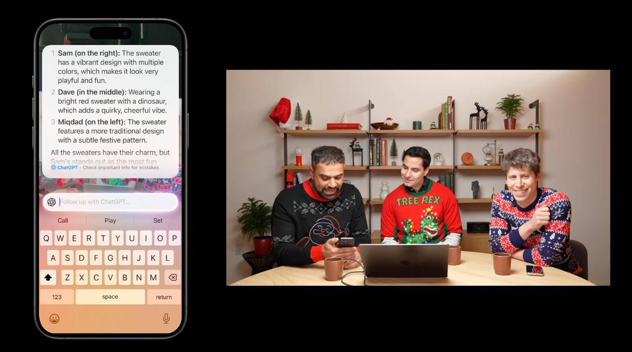 В честь выхода iOS 18.2 OpenAI посвятили целый марафон интеграции ChatGPT в i | Нейросети Ai