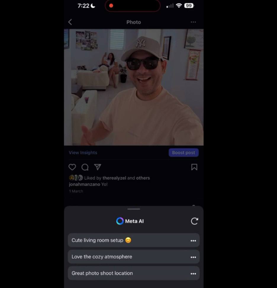 Instagram* начал тестировать возможность оставить комментарий, предложенный ИИ | Нейросети Ai