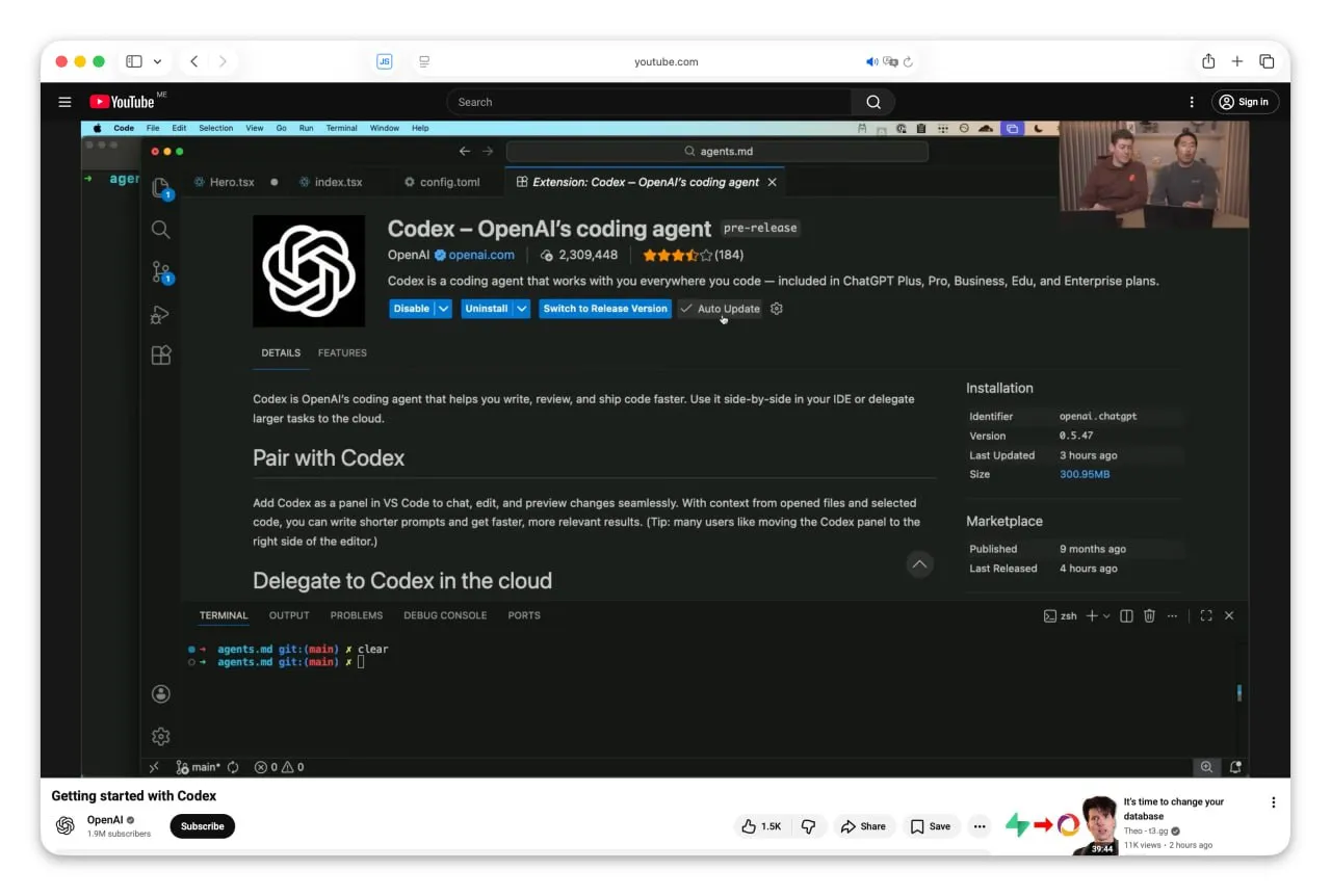 OpenAI выпустили большой гайд по работе с Codex — пошагово разбирают, как вст | Нейросети Ai