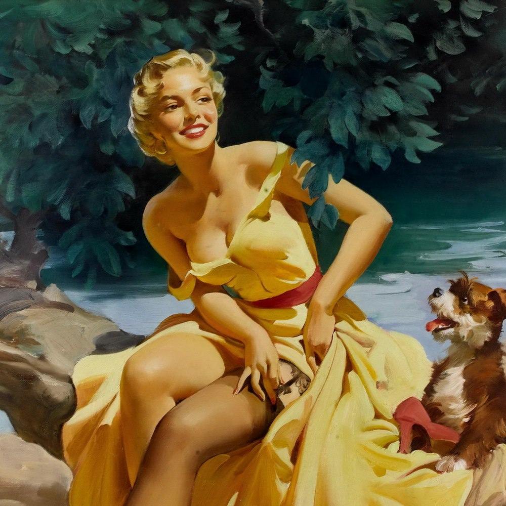 Pin Up художника Haddon Hubbard "Sunny" | Пин-ап девушки