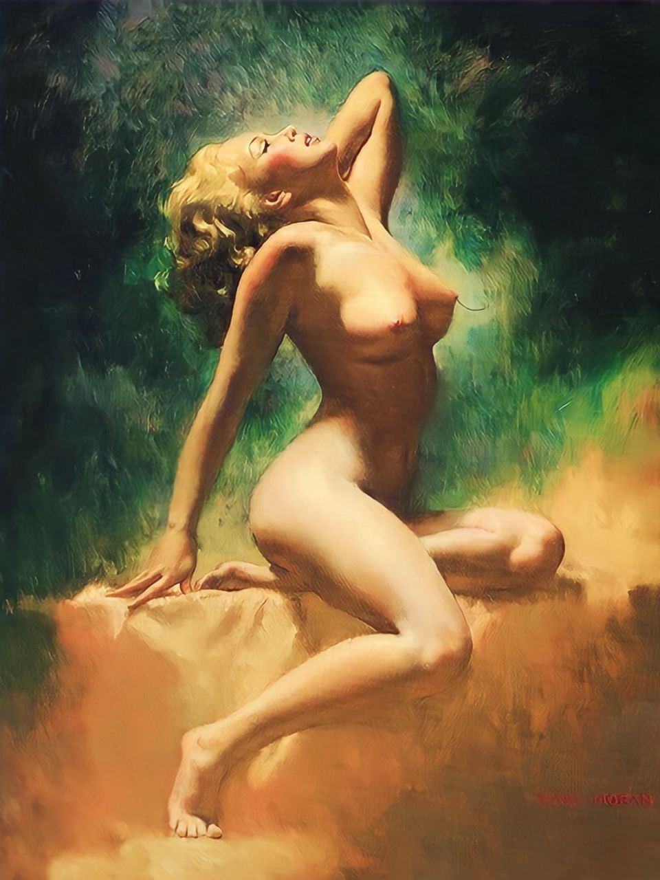 Мэрилин Монро. Абсолютная красота. Художник Earl Moran | Пин-ап девушки