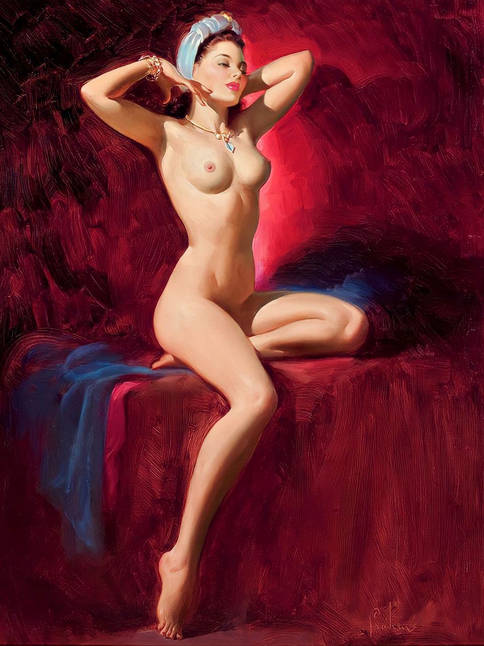 Изящность. Художник Art Frahm | Пин-ап девушки