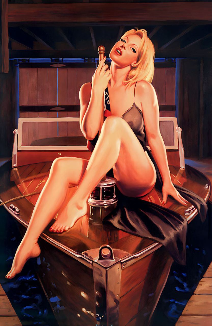 Пин-ап от американского художника из Детройта Greg Hildebrandt | Пин-ап девушки