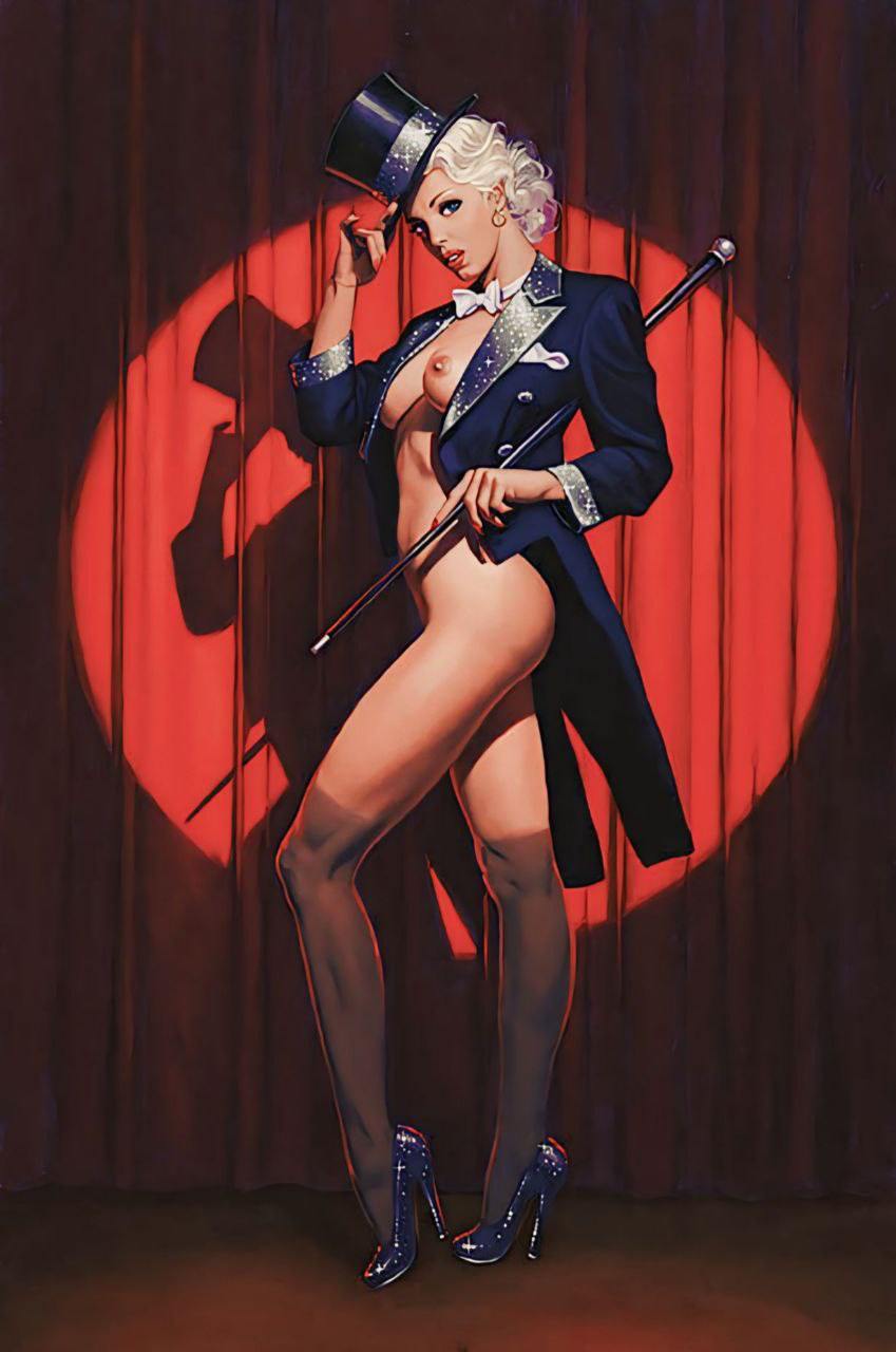 Пин-ап от американского художника из Детройта Greg Hildebrandt с броским назв | Пин-ап девушки