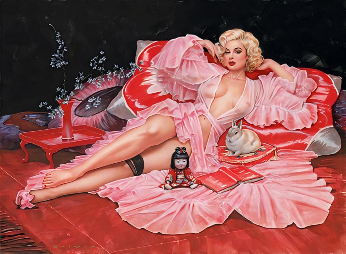 Глянцевый пин-ап от автора журнала Playboy | Пин-ап девушки