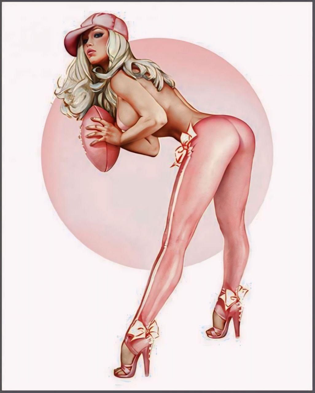 Глянцевый пин-ап от автора журнала Playboy | Пин-ап девушки