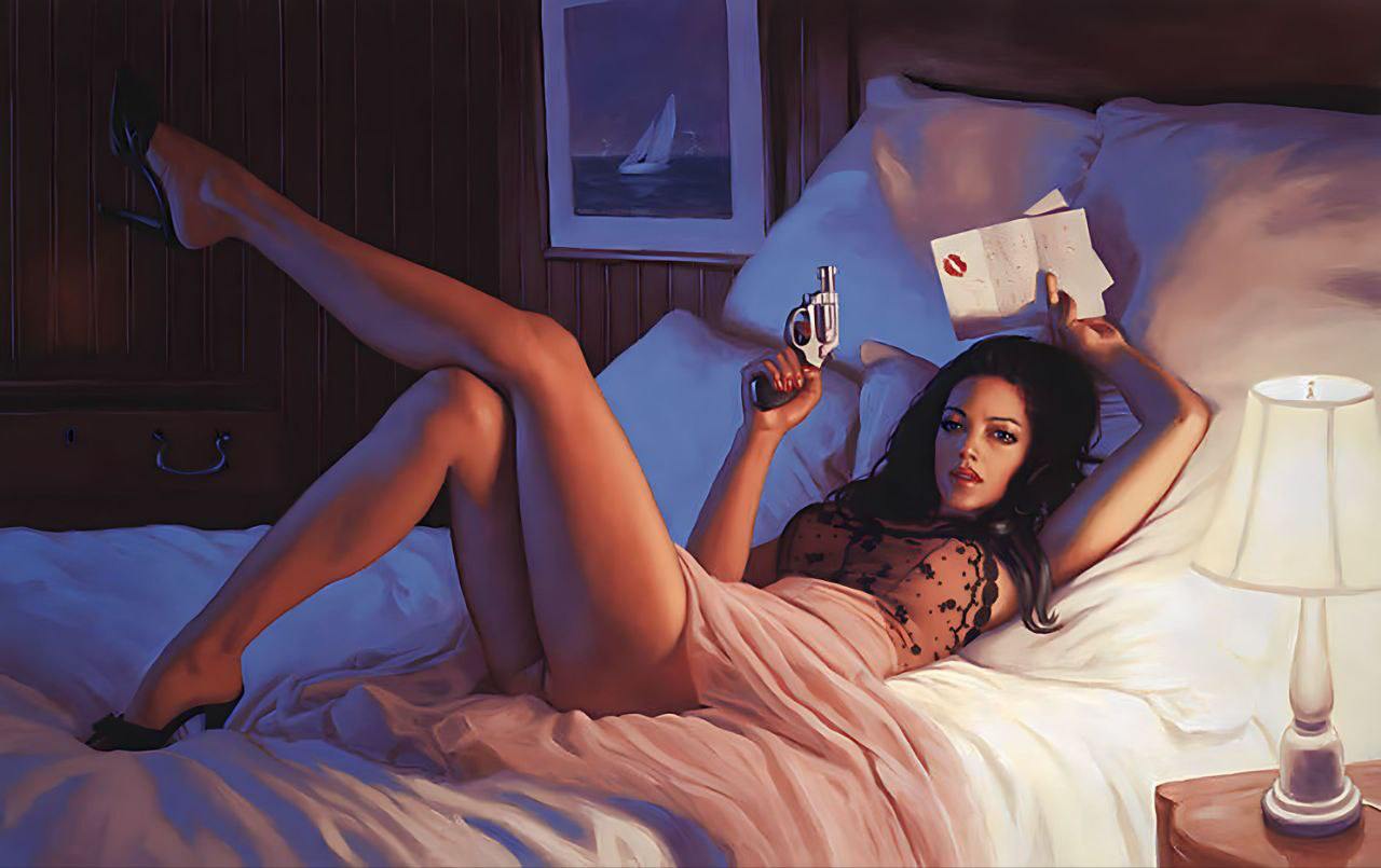 Пин-ап от американского художника из Детройта 🎨 Greg Hildebrandt | Пин-ап девушки