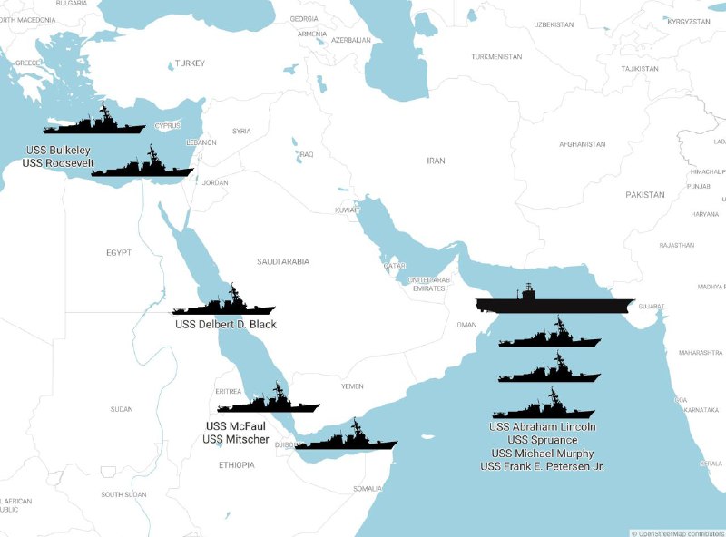 США усиливают военное присутствие у берегов Ирана на фоне сообщений о возможн | Про Политику